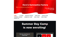 Desktop Screenshot of davesgymnastics.com